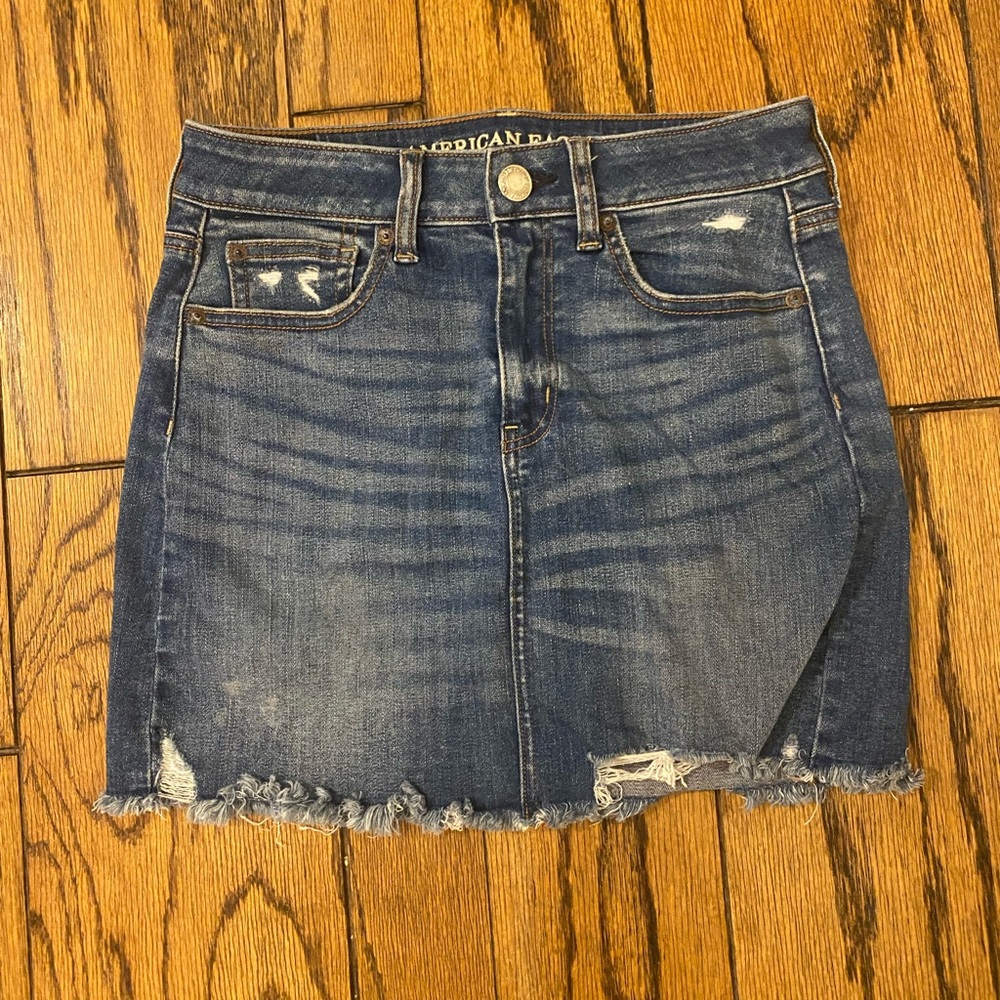 New American Eagle Jean Skirt